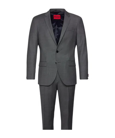 Hugo Boss Long-sleeved Suit In Gray
