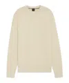 Hugo Boss Cotton Sweater With Mixed Structures