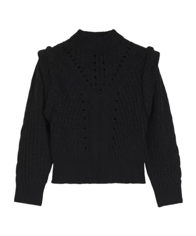 Hugo Boss Long-sleeved Sweater In Black