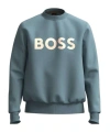 Hugo Boss Long-sleeved Sweater In Gray
