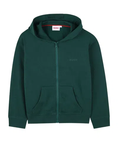 Hugo Boss Long-sleeved Sweater In Green