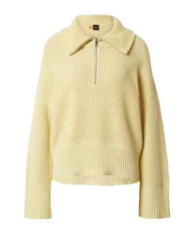 Hugo Boss Long-sleeved Sweater In Nude