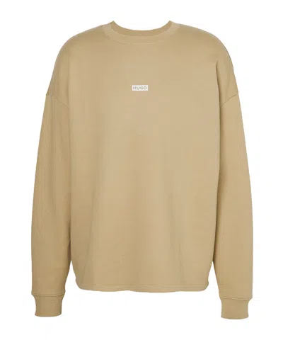 Hugo Boss Long-sleeved Sweater In Nude