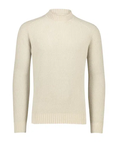Hugo Boss Long-sleeved Sweater In Nude