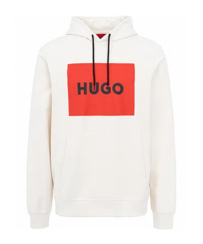 HUGO BOSS LOGO-STAMP HOODIE