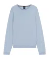 Hugo Boss Long-sleeved Sweatshirt In Blue