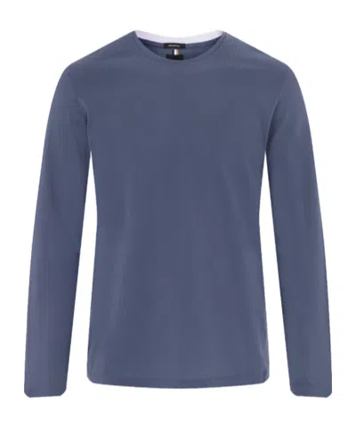 Hugo Boss Long-sleeved T-shirt In Gray