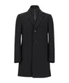 Hugo Boss Long-sleeved Windbreaker In Black