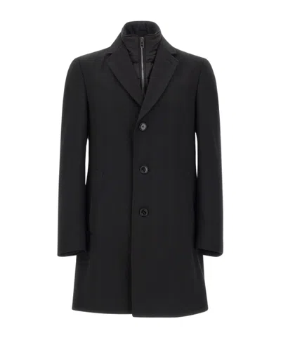 Hugo Boss Long-sleeved Windbreaker In Black