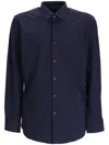 Hugo Boss Long-sleeves Button-up Shirt In Blue
