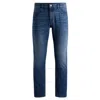 Hugo Boss Regular-fit Jeans In Blue Comfort-stretch Denim In Blue