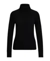 Hugo Boss Long-sleeve Knit Undershirt In Black
