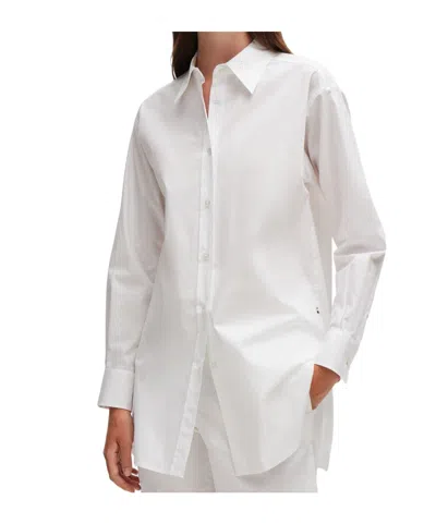 Hugo Boss Longsleeve Shirt In White