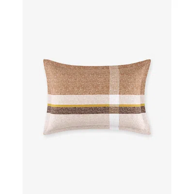 Hugo Boss Loomis Standard Cotton Pillowcase Natural In Neutral