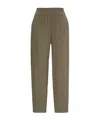 Hugo Boss Regular-fit Trousers With A Tapered Leg In Green