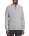 Hugo Boss Zip-through Sweatshirt In Cotton In Silver