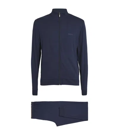 Hugo Boss Lounge Set In Navy