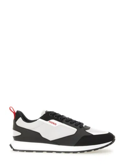 HUGO BOSS LOW-TOP BLACK AND WHITE SNEAKER