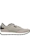 Hugo Boss Boss Low-top Sneakers In Fabric In Gray