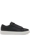 Hugo Boss Round Toe Low-top Casual Shoes In Black