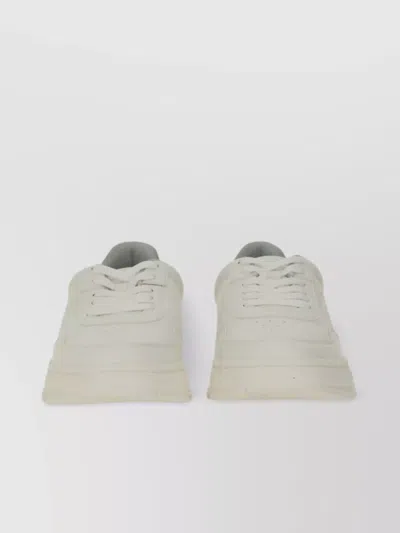 Hugo Boss Low-top Round Toe Rubber Sole Sneakers