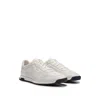 HUGO BOSS LOW-TOP TRAINERS IN PERFORATED LEATHER