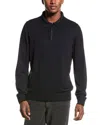 HUGO BOSS LUNO 1/4-ZIP POLO SWEATER