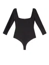 Hugo Boss Boss Women Lurex Bodysuit In Black