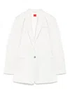 Hugo Boss Lurex-detailing Blazer In White