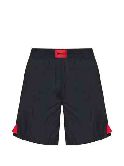 Hugo Boss Lux Shorts In Black