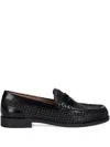 Hugo Boss Lycia Embellished Loafers In Animal Print