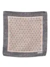 Hugo Boss Geometric-pattern Pocket Square In Pink