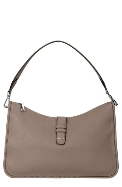 Hugo Boss Maddie Shoulder Bag In Grey