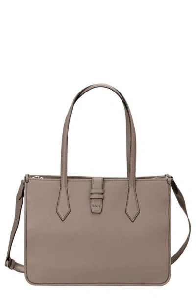 Hugo Boss Maddie Tote In Burgundy