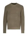 Hugo Boss Maglione Effetto Velluto A Coste Marrone In Multi
