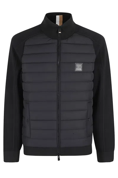 Hugo Boss Maglione Full Zip In Black