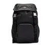Hugo Boss Matte-twill Backpack With Double Monogram And Full Lining