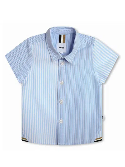Hugo Boss Kids' M/c Shirt In White