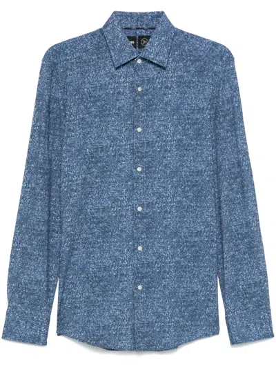 HUGO BOSS MÉLANGE-EFFECT SHIRT