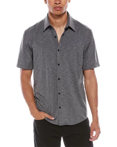 Hugo Boss Mélange Shirt In Gray