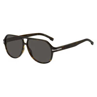 Hugo Boss Men's 1507/s Sunglasses In Havana / Grey