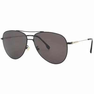 Hugo Boss Men's 1558/o/f/s Sunglasses In Matte Black Gold / Grey