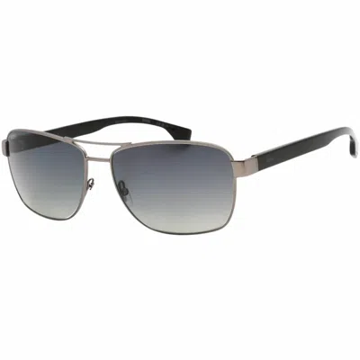 Hugo Boss Men's 1559/o/s Sunglasses In Matte Dark Ruthenium / Grey Sf Polarized