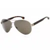 Hugo Boss Brown Pilot Men's Sunglasses Boss 1560/o/s 0r81/70 63