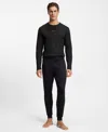 Hugo Boss Men's 2-piece Long-sleeve Top And Pants Pajama Set In Black