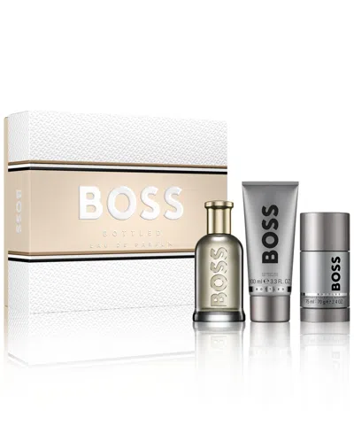 Hugo Boss Men's 3-pc. Boss Bottled Eau De Parfum Gift Set In No Color