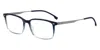 Hugo Boss Rectangle-frame Glasses In Blue