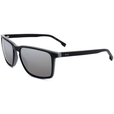 Hugo Boss Men's 57mm Matte Black Grey Sunglasses
