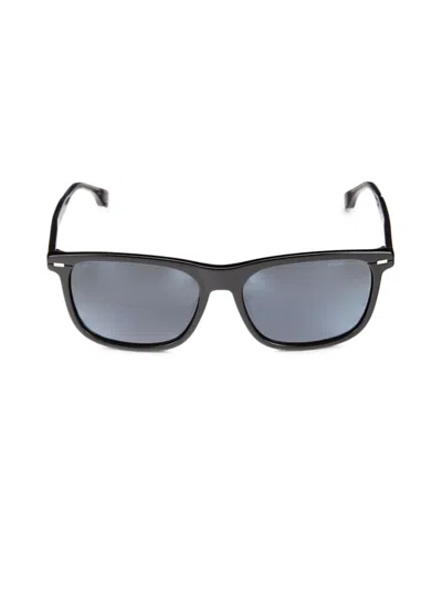 Hugo Boss Men's 58mm Rectangle Sunglasses In Black
