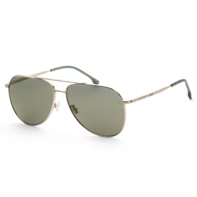 Hugo Boss Men's 61mm Gold Sunglasses In Green